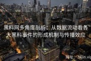 黑料网多角度剖析：从数据流动看各大黑料事件的形成机制与传播效应