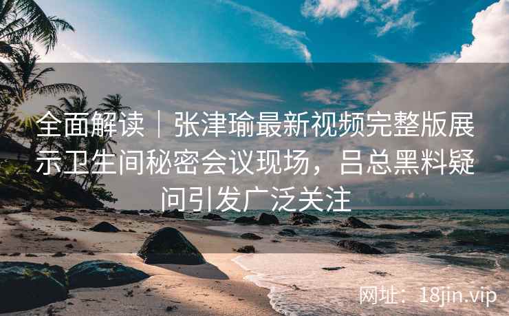 全面解读｜张津瑜最新视频完整版展示卫生间秘密会议现场，吕总黑料疑问引发广泛关注